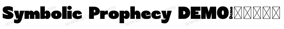 Symbolic Prophecy DEMO字体转换